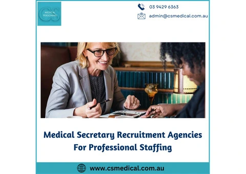 Medical Secretary Recruitment Agencies For Professional Staffing