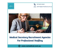 Medical Secretary Recruitment Agencies For Professional Staffing
