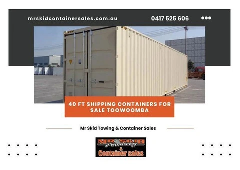 40 ft Shipping Containers for Sale in Toowoomba – Affordable & Durable