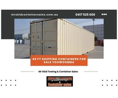 40 ft Shipping Containers for Sale in Toowoomba – Affordable & Durable