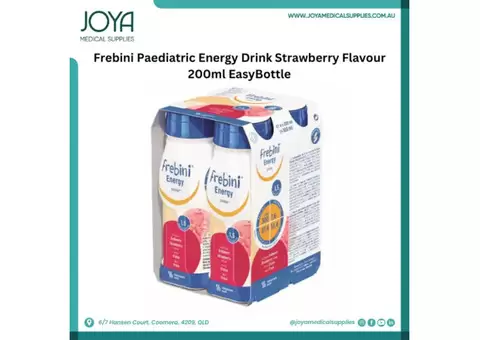 Frebini Paediatric Energy Drink Strawberry Flavour 200ml EasyBottle - Joya Medical Supplies