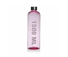 Water bottle Versa Pink 1,5 L Acrylic Steel polystyrene 9 x 29 x 9 cm - Qubyk AU