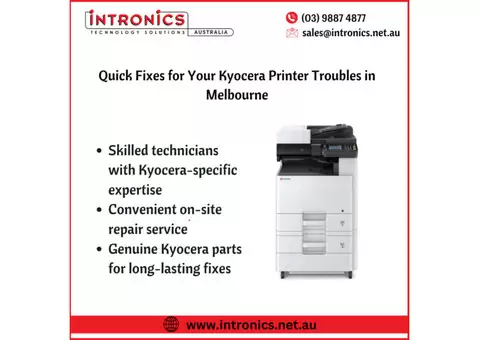 Quick Fixes for Your Kyocera Printer Troubles in Melbourne