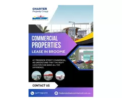 Commercial Properties for Lease in Broome | Frederick Street Commercial