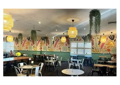 Commercial wallpapering