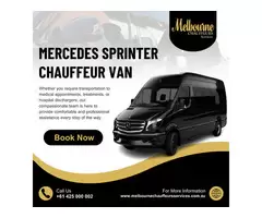 Mercedes Sprinter Chauffeur Van | Melbourne Chauffeurs Services