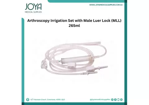 Arthroscopy Irrigation Set with Male Luer Lock MLL 265ml | Australia