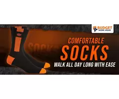 COMFORTABLE SOCKS WALK ALL DAY LONG WITH EASE