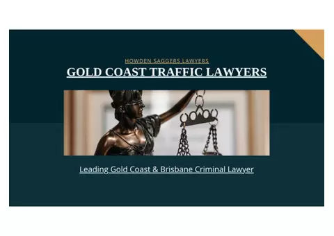Trusted gold coast traffic lawyers for your legal needs