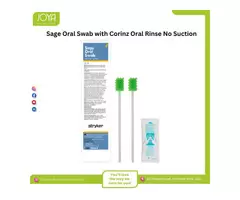Sage Oral Swab with Corinz Oral Rinse No Suction | Joya Medical Supplies