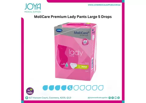 MoliCare Premium Lady Pants Large 5 Drops | Joya Medical Supplies