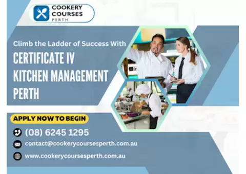 Supercharge your career with Certificate 4 in Kitchen Management and master leadership skills.