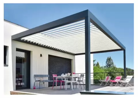 Pergola with Louvered Roof in Sydney