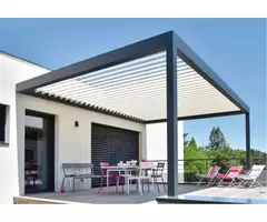 Pergola with Louvered Roof in Sydney