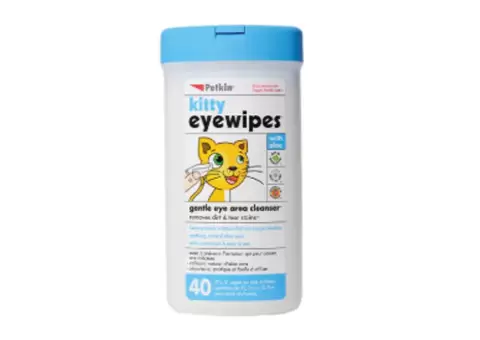 Petkin Kitty Eye Wipes for Cats and Kittens - VetSupply