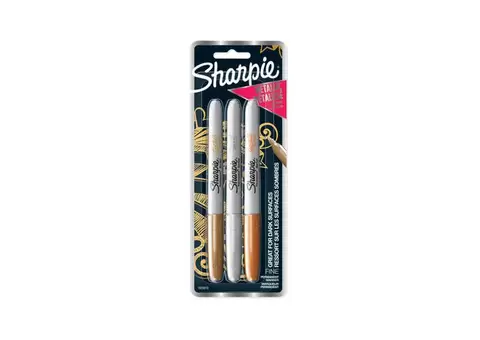 Sharpie Permanent Marker Fine Point G/s/ball Pack - Qubyk Uk