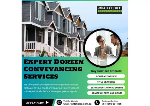 Expert Doreen Conveyancing Services | Right Choice Conveyancing - 2/2