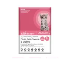 Talentcare Spot On Cat Flea & Worm Treatment
