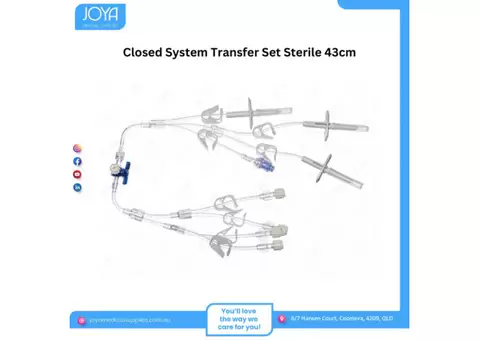 Closed System Transfer Set Sterile 43cm | Joya Medical Supplies