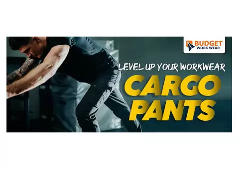 LEVEL UP YOUR WORKWEAR CARGO PANTS