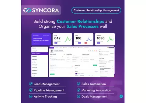 Build strong Customer Relationships and Organize your Sales Processes well
