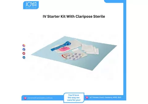IV Starter Kit With Claripose Sterile | Australia - Joya Medical Supplies