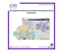 3M Tegaderm Silicone Foam Border Dressing Sm Sacral 15cmx17cm - Joya Medical Supplies Australia