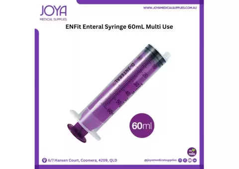 ENFit Enteral Syringe 60ml Multi Use - Joya Medical Supplies