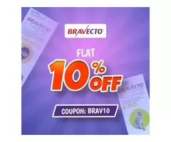 Extra 10% OFF - Use Code: BRAV10 - Bravecto For Dogs and Cats