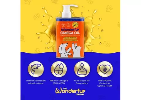 Wonderfur Super Omega Oil for Dogs and Cats