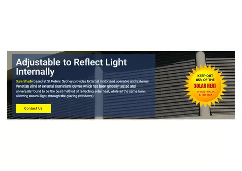 External Venetian Blinds: Sure Shade