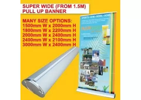 Premium Pull Up Banners – Elevate Your Brand Presence