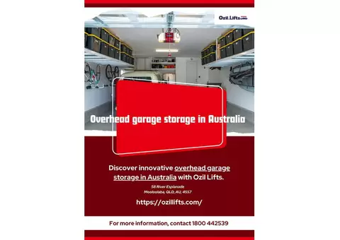 Overhead garage storage Australia