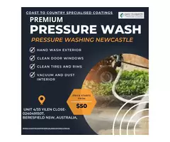 Commercial pressure cleaning Newcastle