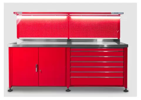 Precision-Crafted Custom Steel Workbenches