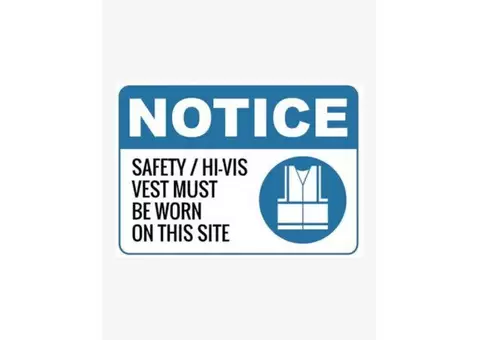 Custom metal notice signs for sale with in Sydney - 3/3