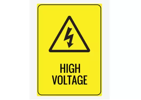 Custom metal warning signs for sale in Sydney - 1/3