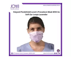 Halyard Fluidshield Level 1 Procedure Mask With So Soft Ear Loops Lavender | Australia