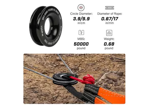 X bull Recovery Ring Soft Shackle Kit Snatch  -Qubyk AU