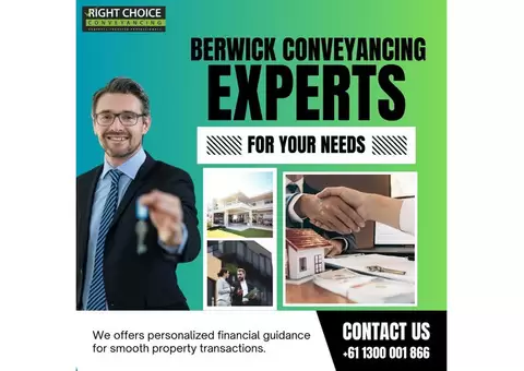 Trusted Berwick Conveyancing Services | Right Choice Conveyancing