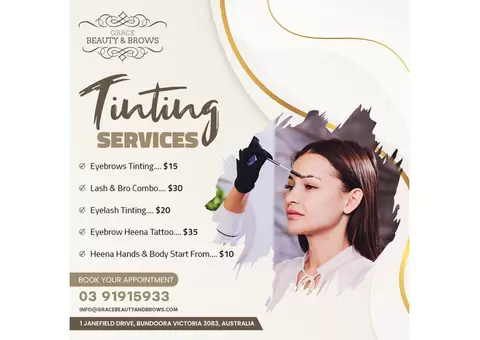 Get Gorgeous Lashes with Eyelash Tinting in Melbourne