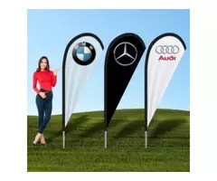 Teardrop Flags – Stand Out with Eye-Catching Promotional Flags