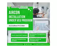 Aircon Installation Under the VEU Program – Climate Green  Upgrade your cooling with Climate Green