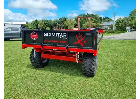 Scimitar 4 Tonne Hydraulic Tip Trailer - 4/5