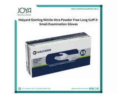 Halyard Sterling Nitrile-Xtra Powder Free Long Cuff X-Small Examination Gloves | Australia
