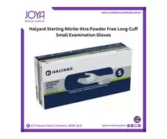 Halyard Sterling Nitrile-Xtra Powder Free Long Cuff Small Examination Gloves | Australia