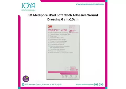 3M Medipore +Pad Soft Cloth Adhesive Wound Dressing 6cmx10cm | Australia