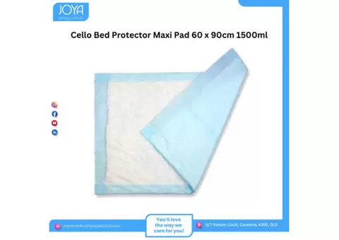 Cello Bed Protector Maxi Pad 60x90cm 1500ml - Joya Medical Supplies
