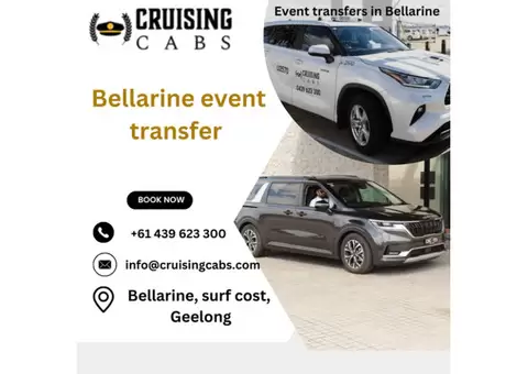 Bellarine Event Transfer—Choose Cruising Cabs for Comfortable Journeys