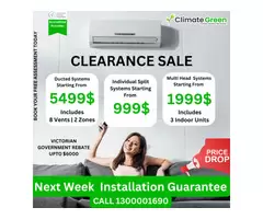 Aircon And Heating Installation Clearance Sale